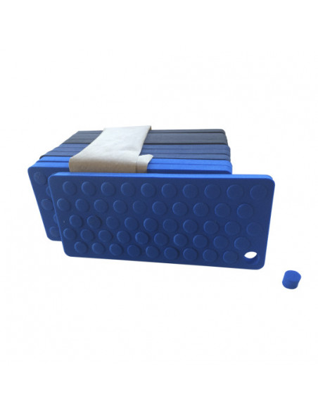 Plaque de 50 bouchons de mortaise Plaque de 50 bouchons de mortaise