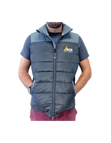 sleeveless jacket - GREY