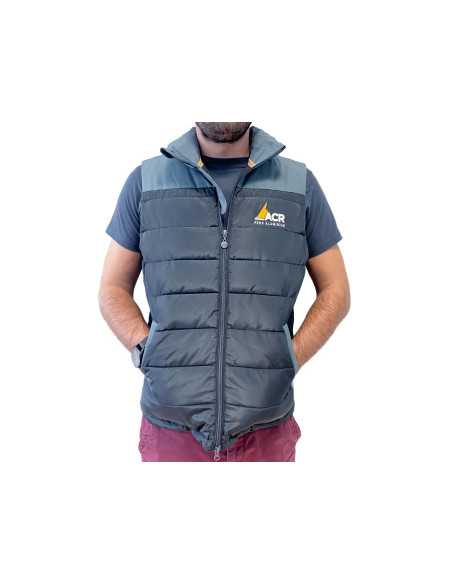 sleeveless jacket - GREY